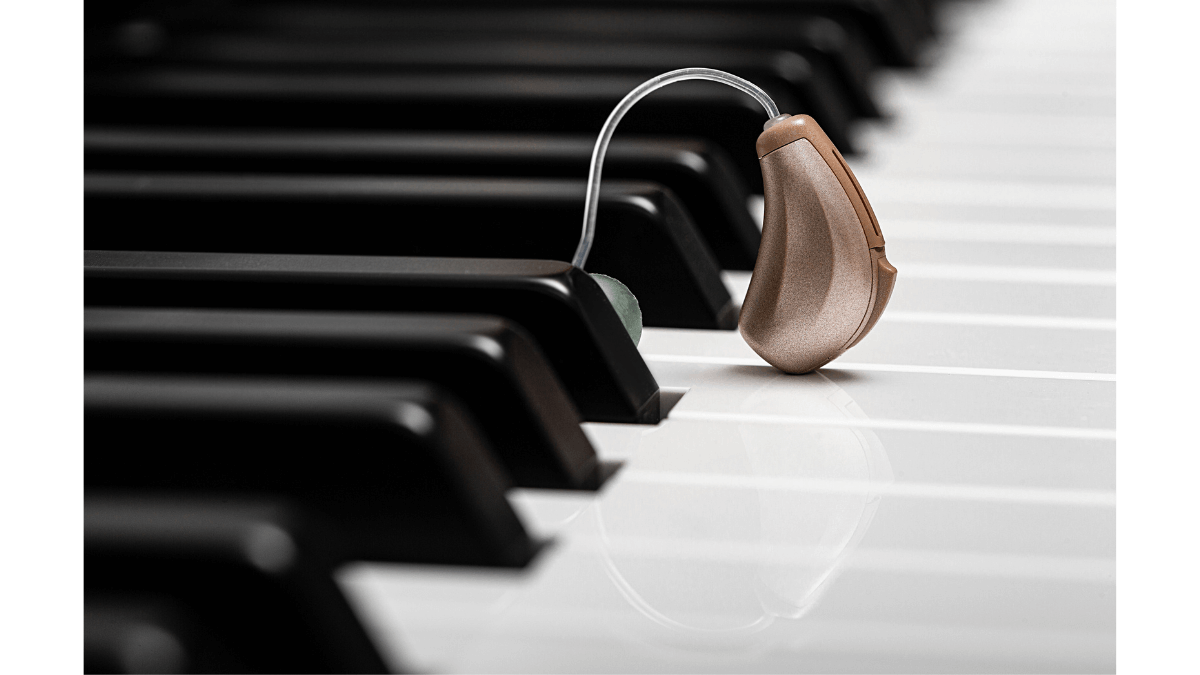 Piano Keys and Hearing Aid